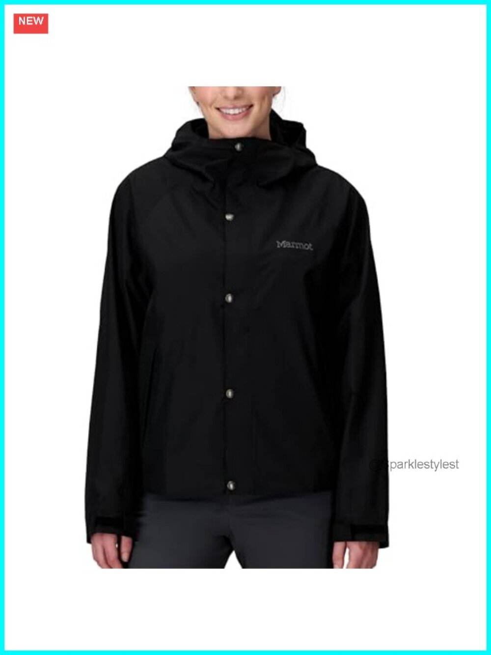 Waterproof Breathable Rain Jacket Seam-Taped Hooded